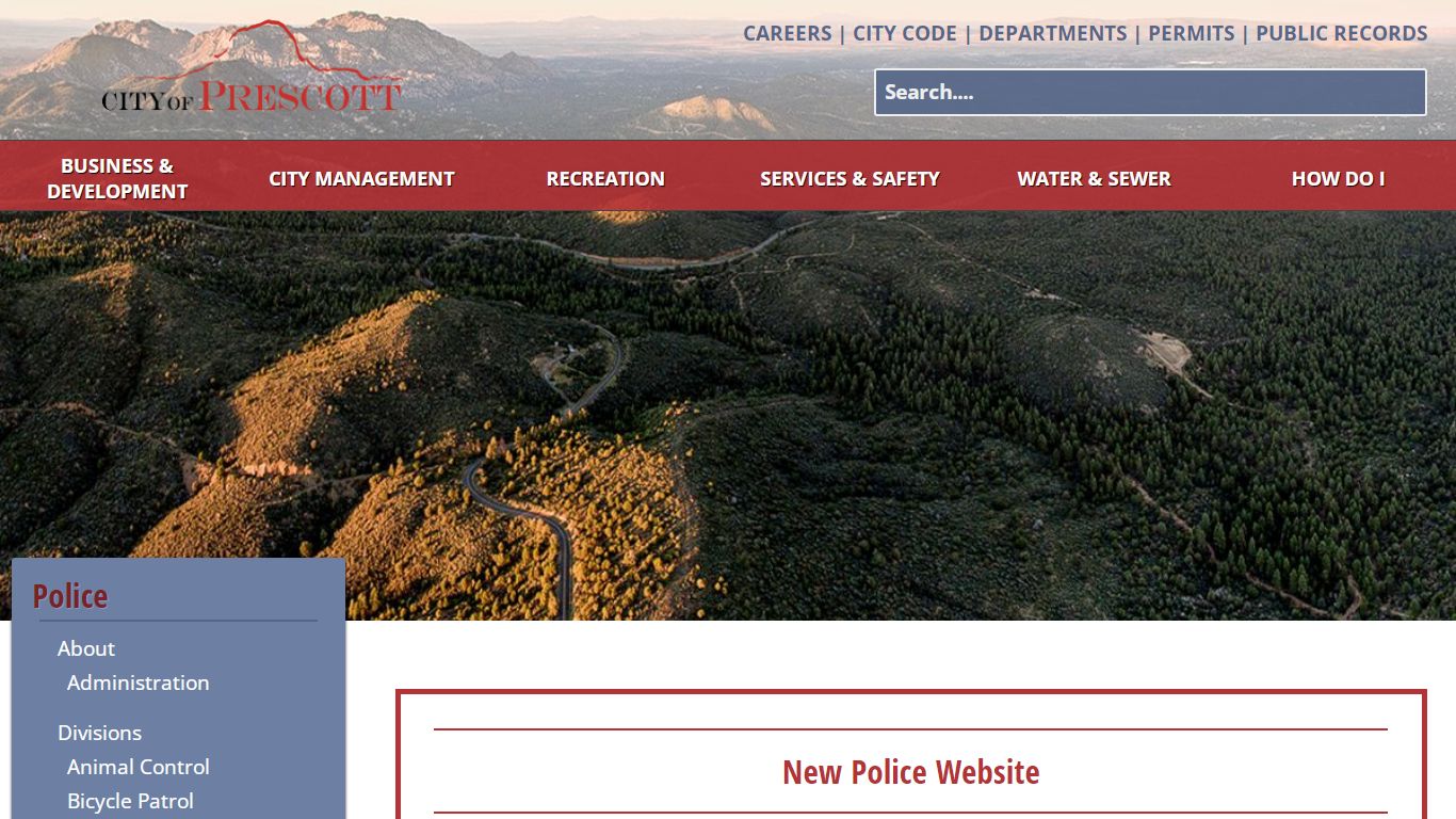 Citizen Online Reporting – City of Prescott